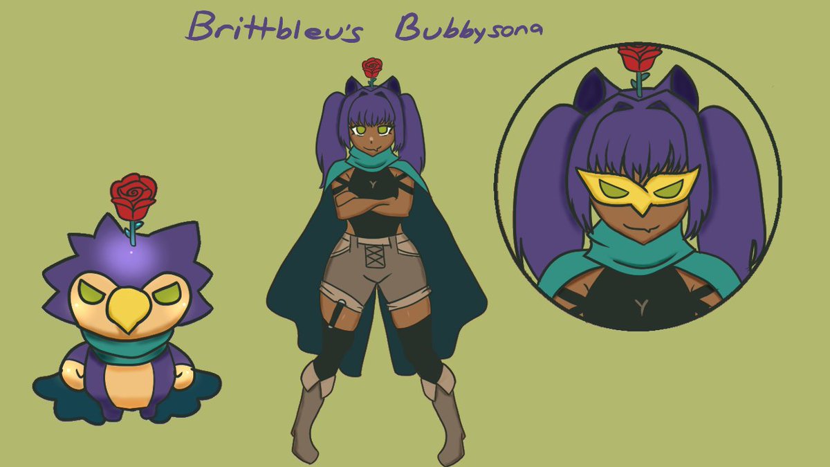 My bubbysona and my personified bubbysona!

#GBArt  #bubbysona