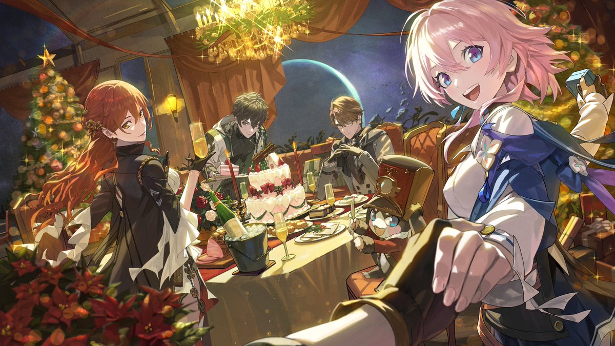 銀河列車のクリスマス
Merry Christmas!

#HonkaiStarRail #スターレイル #MerryChristmas