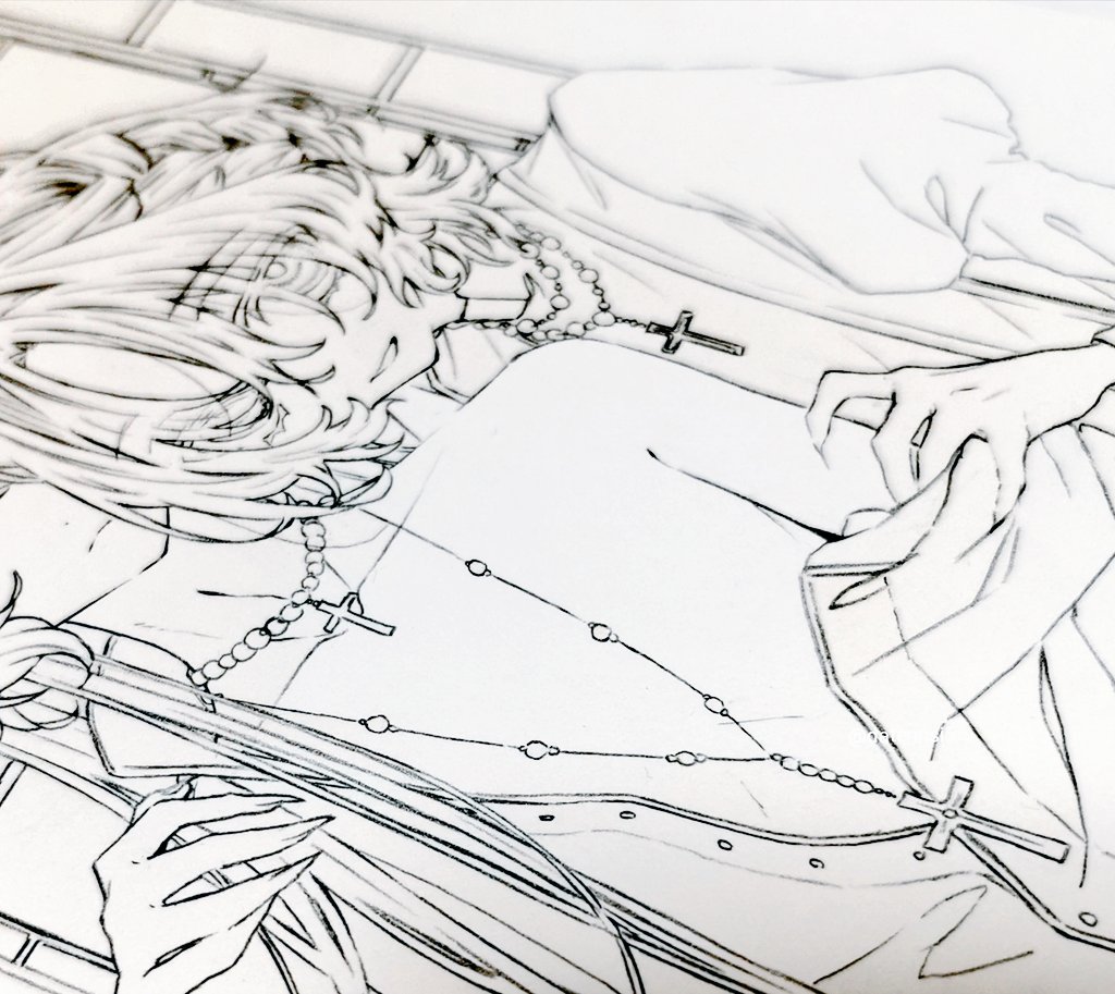 際どいから出ないかもしれない絵の線画