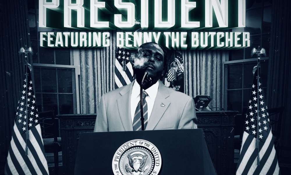 college_hip_hop's tweet photo. (Rocca Varnado Pulls Up With Benny The Butcher For New Hit “President”) https://t.co/K4sU4ddi2a https://t.co/WKXXttkFP2