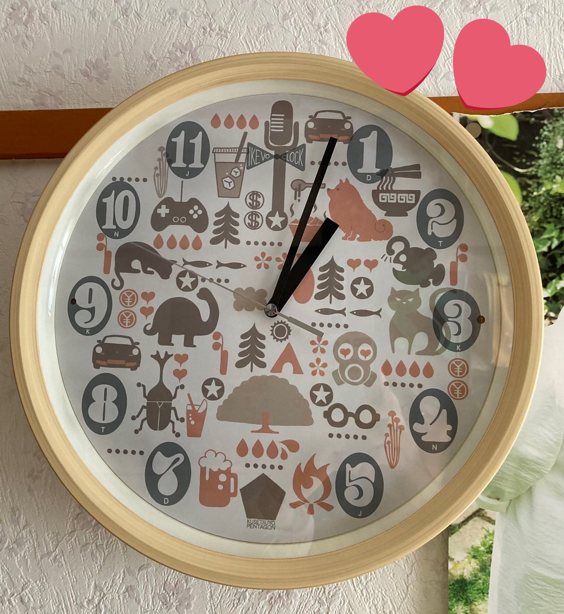 イケボ×リズム 掛け時計 IKEVO CLOCK デジャルム イケボ×リズム 掛け時計 IKEVO CLOCK デジャルム