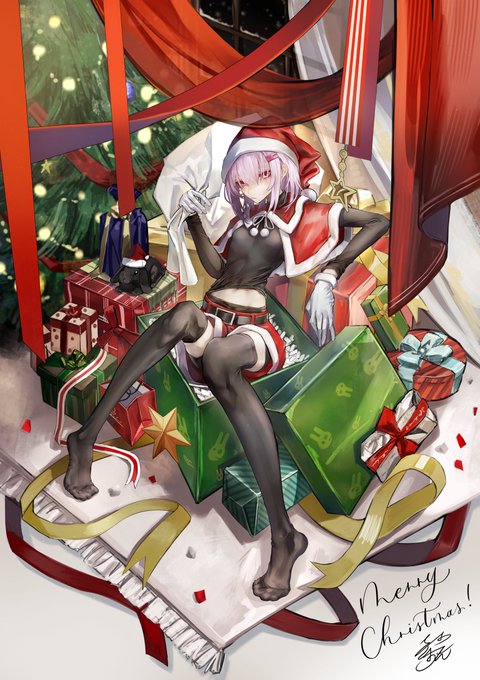 クリスマスは貧乳黒インナーサンタさんが来てくれるって信じている 