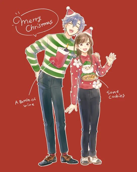 メリークリスマスダサセーターふぃあきの再掲だよ 