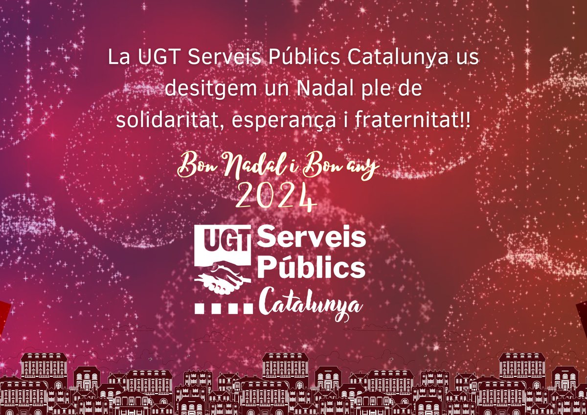 Gràcies a totes i tots els que avui esteu garantint els serveis públics! 🥰

Bones festes a tothom! 🎄

#UGTSP #serveispúblics #UGT #nadal
