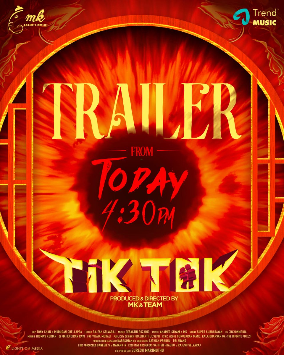Kollywood Street (@kollywoodstreet) on Twitter photo #Tiktok a perfect youth entertainer trailer releasing today evening, Film releasing soon in theatres
<a href="/mk4Enter/">MKEntertainment</a> <a href="/priyankaamohan/">Priyanka Mohan</a> <a href="/sushmaraj_sush/">Sushma</a> <a href="/Rajajeemanickam/">Rajajee</a> <a href="/Sathishprabhu85/">sathish prabhu</a>
<a href="/Rajes1209/">Rajesh Selvaraj</a> <a href="/Vmuralee31/">N Vijayamuralee</a>
<a href="/trendmusicsouth/">TrendMusic</a> <a href="/lightson_media/">LightsOnMedia</a> #Tiktok a perfect youth entertainer trailer releasing today evening, Film releasing soon in theatres
<a href="/mk4Enter/">MKEntertainment</a> <a href="/priyankaamohan/">Priyanka Mohan</a> <a href="/sushmaraj_sush/">Sushma</a> <a href="/Rajajeemanickam/">Rajajee</a> <a href="/Sathishprabhu85/">sathish prabhu</a>
<a href="/Rajes1209/">Rajesh Selvaraj</a> <a href="/Vmuralee31/">N Vijayamuralee</a>
<a href="/trendmusicsouth/">TrendMusic</a> <a href="/lightson_media/">LightsOnMedia</a>