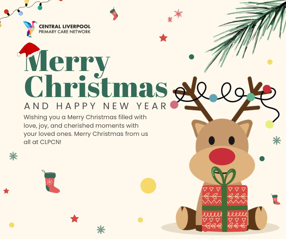 Wishing all our patients &amp; staff a Merry Christmas &amp; a Happy New Year!🎄♥️