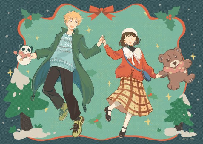 「christmas closed eyes」 illustration images(Latest)｜4pages