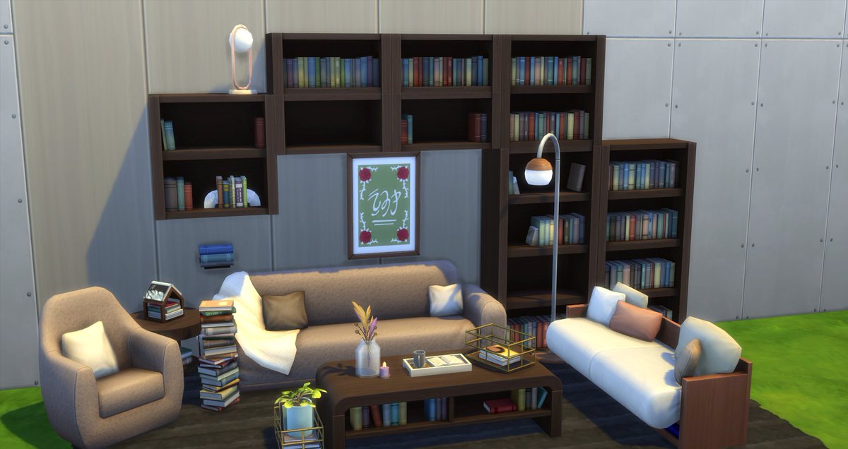 Decided to treat me for Xmas, and I finally got the Booknook kit. it's so cozy!! 
@TheSims #TheSims4