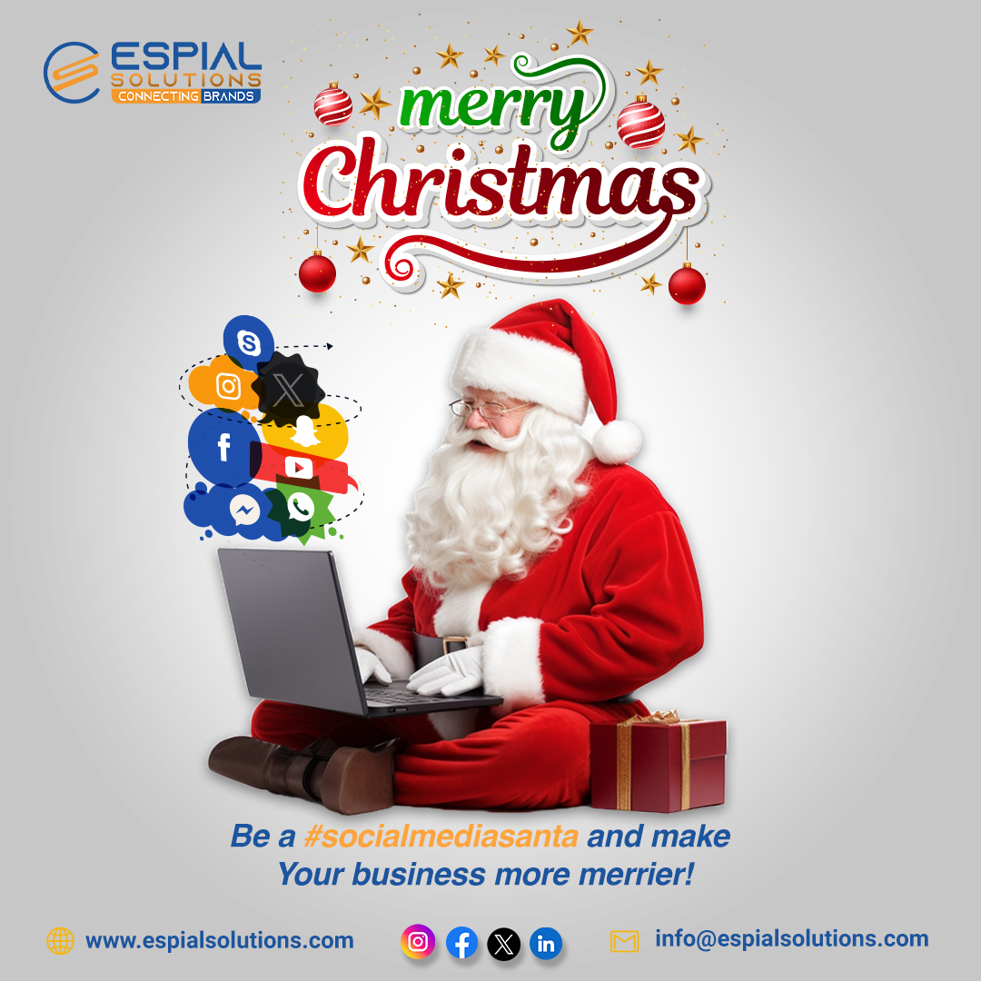 #christmas #holidayseason #christmas2023 #festivespirit Warmest Season's Greetings from Espial! May your holidays be filled with joy, love, and cherished moments. We wish you all a successful and joyful year ahead! Merry Christmas! #marketingagency #seo #digitalbranding
