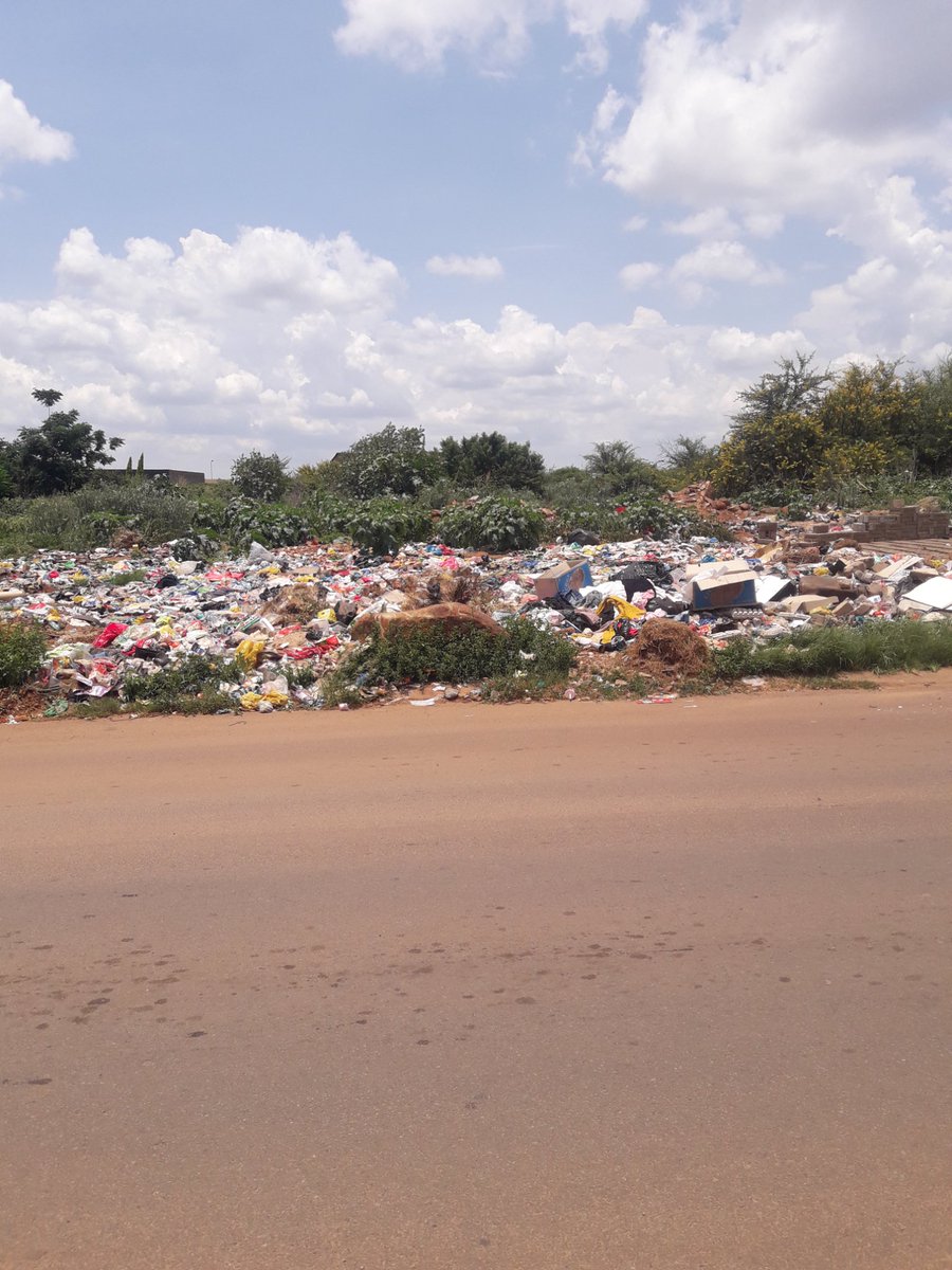 Rubble at Lotus Gardens next to freedom village