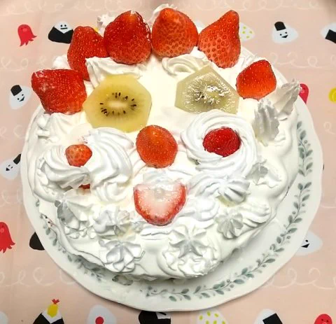 娘デコレーション「サンタケーキ」 