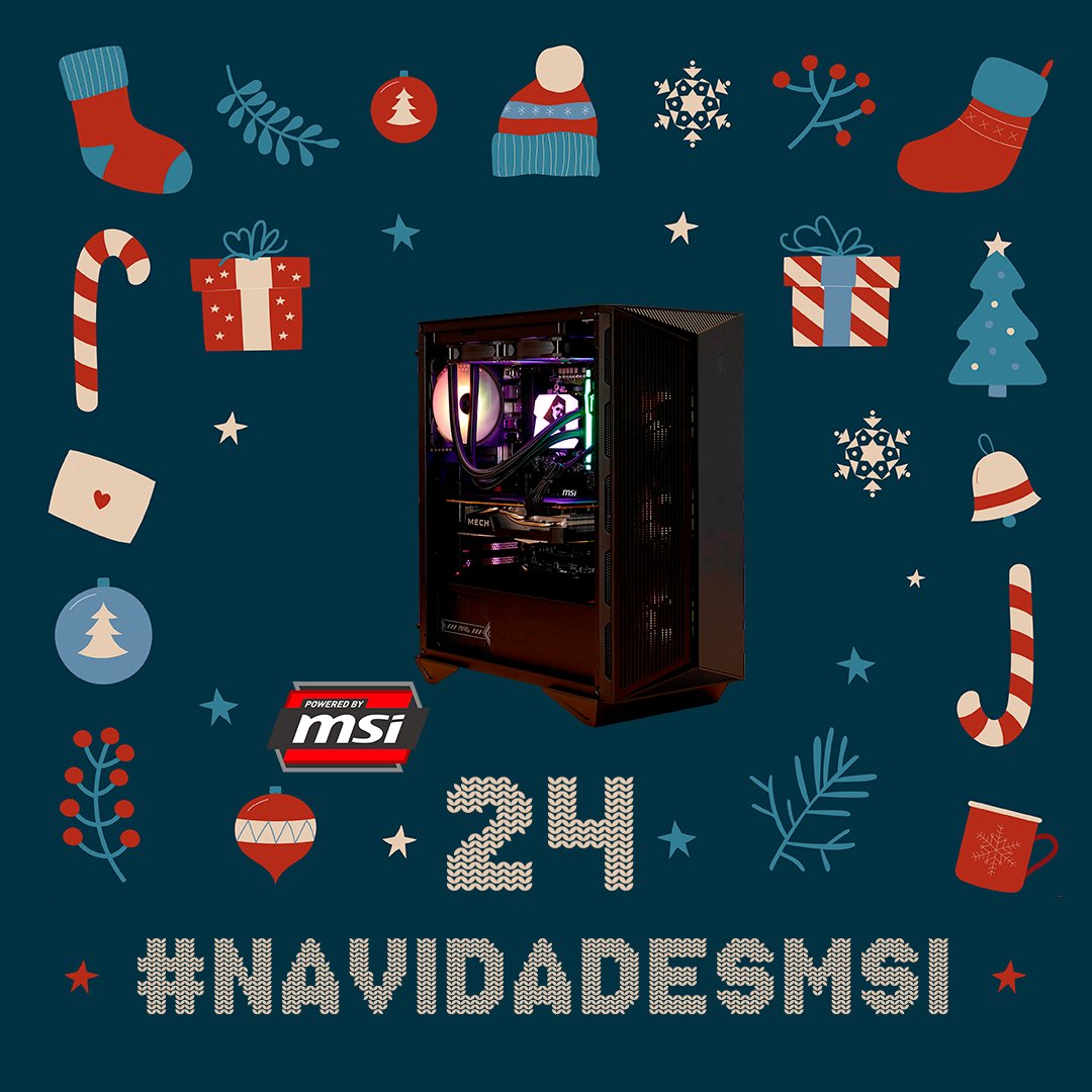 MSI_ES's tweet photo. 🔥S O R T E O🔥
🚨Día 24: PC Completo PoweredByMSI🐉

Para participar:
1) comentar #FelizAñoMSI + que componentes MSI crees que lleva
2) seguir a  @MSI_ES +RT🔁

Cuantas más veces comentes con #FelizAñoMSI y diferentes componentes MSI más posibilidades😉 https://t.co/HI8PEtdr3A