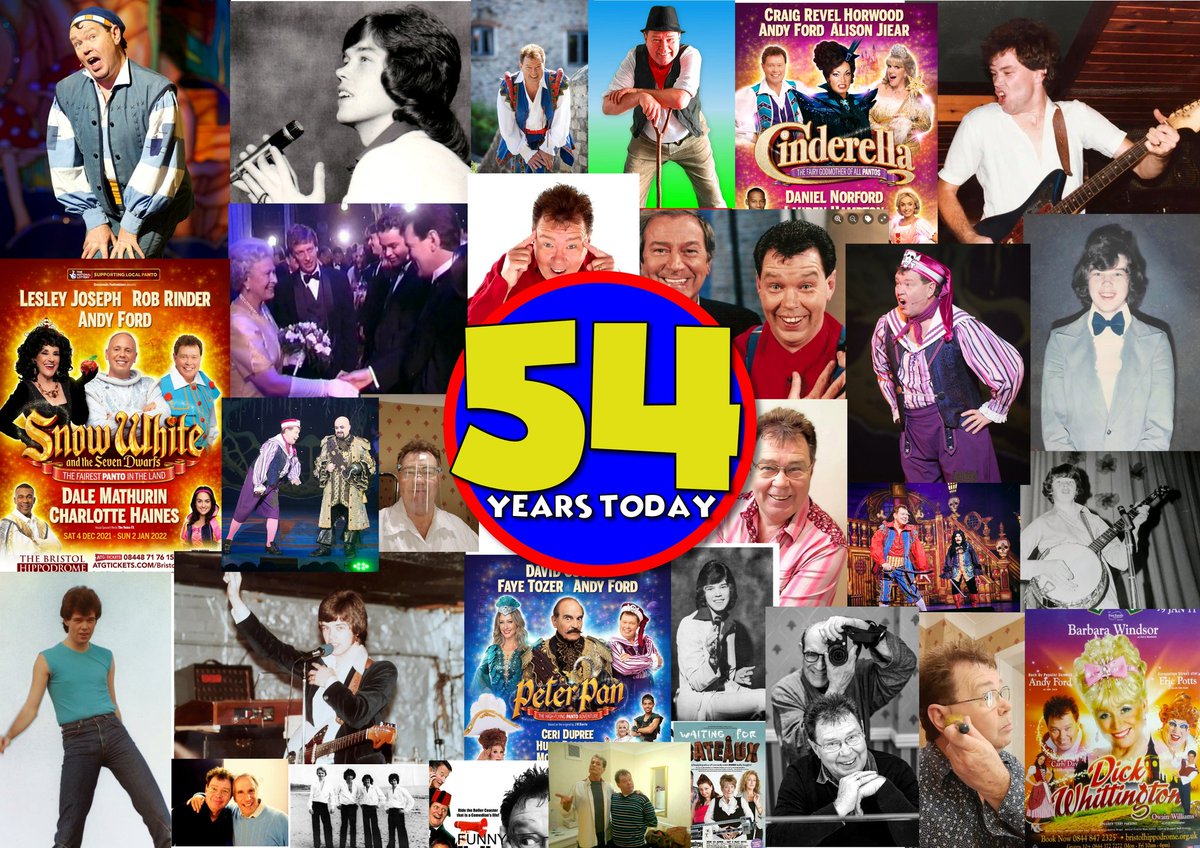 54 years as a professional entertainer today. Thanks for all your support throughout the years x @BristolHipp @BBCRB