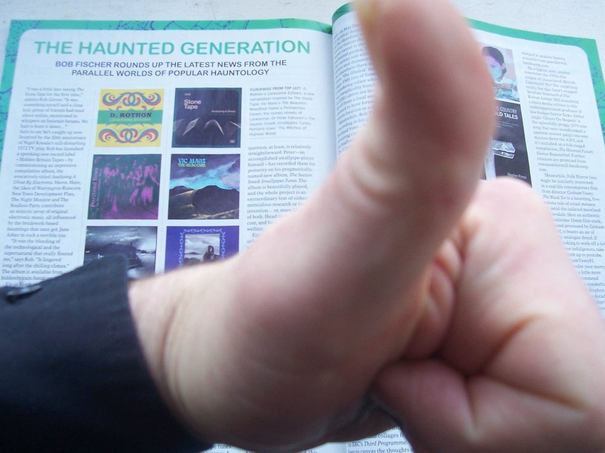 If you're braving the shops, check out the Christmas @forteantimes... it's brill as ever, and has my traditional festive double @hauntedgen Haunted Generation column, with nice words about @BritainCo #seatonsnook @ClayPipeMusic #drothon @VicMarsmusic @BobPlant7... 1/2