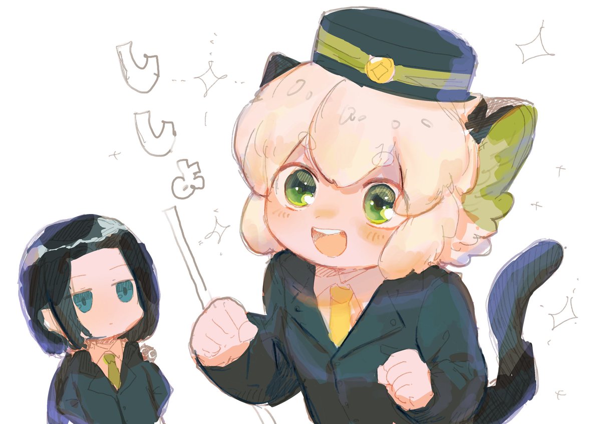 私が描いた線画を友達が塗ってくれた😭😭😭😭😭😭😭😭最高...ありがとう😭😭😭😭😭塗り技術もとても参考になった、、あしたやろう 