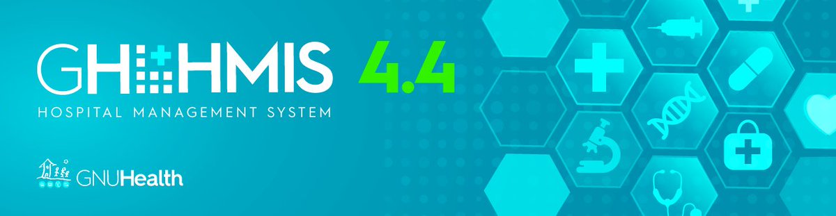 #GNUHealth Hospital Management 4.4 series released! 
🎉🏥🩺👇
savannah.gnu.org/news/?id=10570
#OpenScience #GNU #ehealth #Freedom #privacy #bioinformatics #SocialMedicine