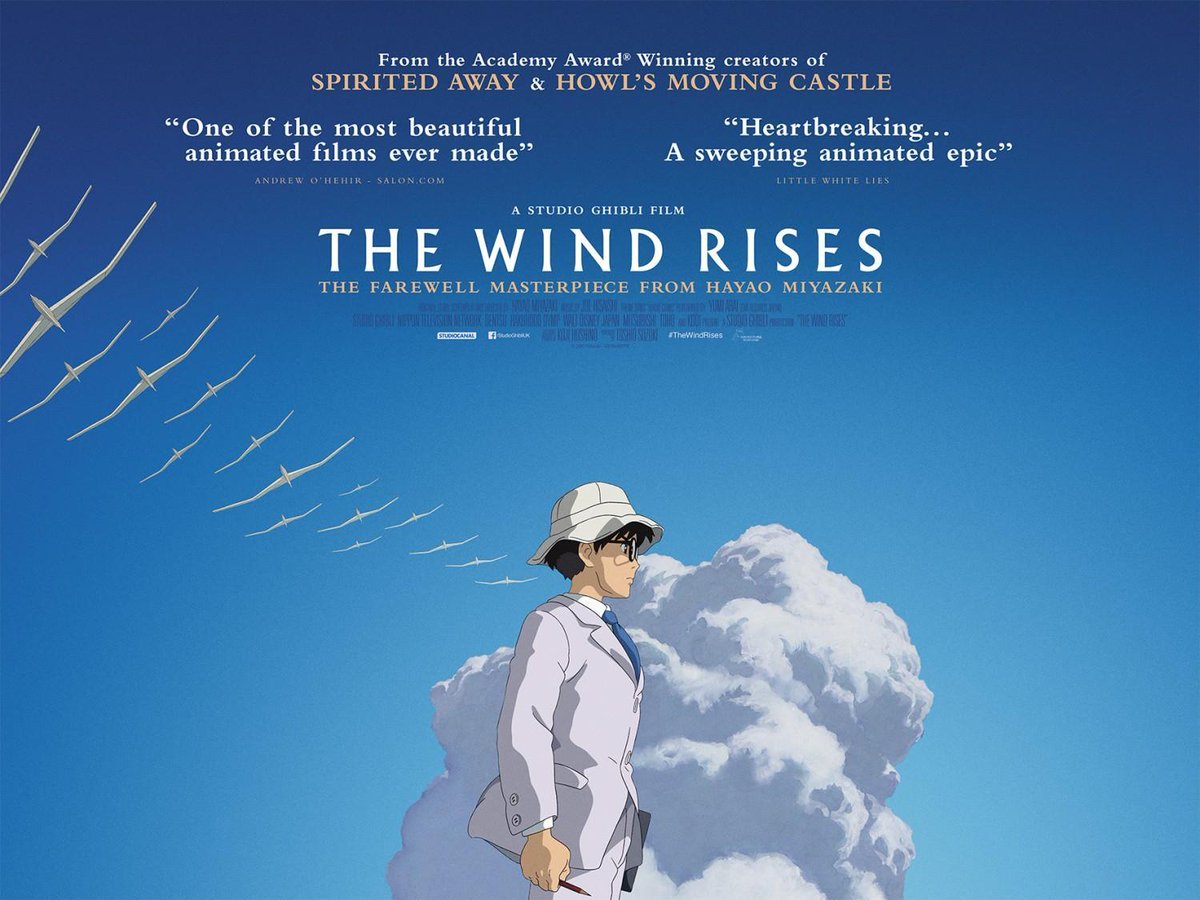 ApooravDeo's tweet photo. Just finished the movie "The Wind Rises."  It's one of Miyazaki's masterpieces. In short: it's a fictional biography film of J. Horikoshi, an aircraft designer in the 1920-40s. Wondering how those Eng. did calculations for which we have simulation tools today? Just curious. https://t.co/GFsbnh5046