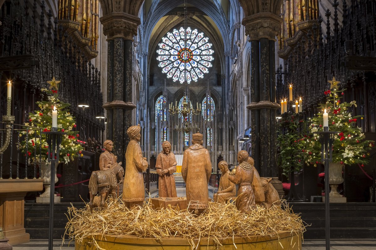 Join us tonight for Midnight Mass, the first Eucharist as midnight strikes. Hear the Dean's sermon, as we place the baby Jesus in his crib for the first time. This service will be livestreamed on Facebook. 📅Sunday 24 December, 11pm