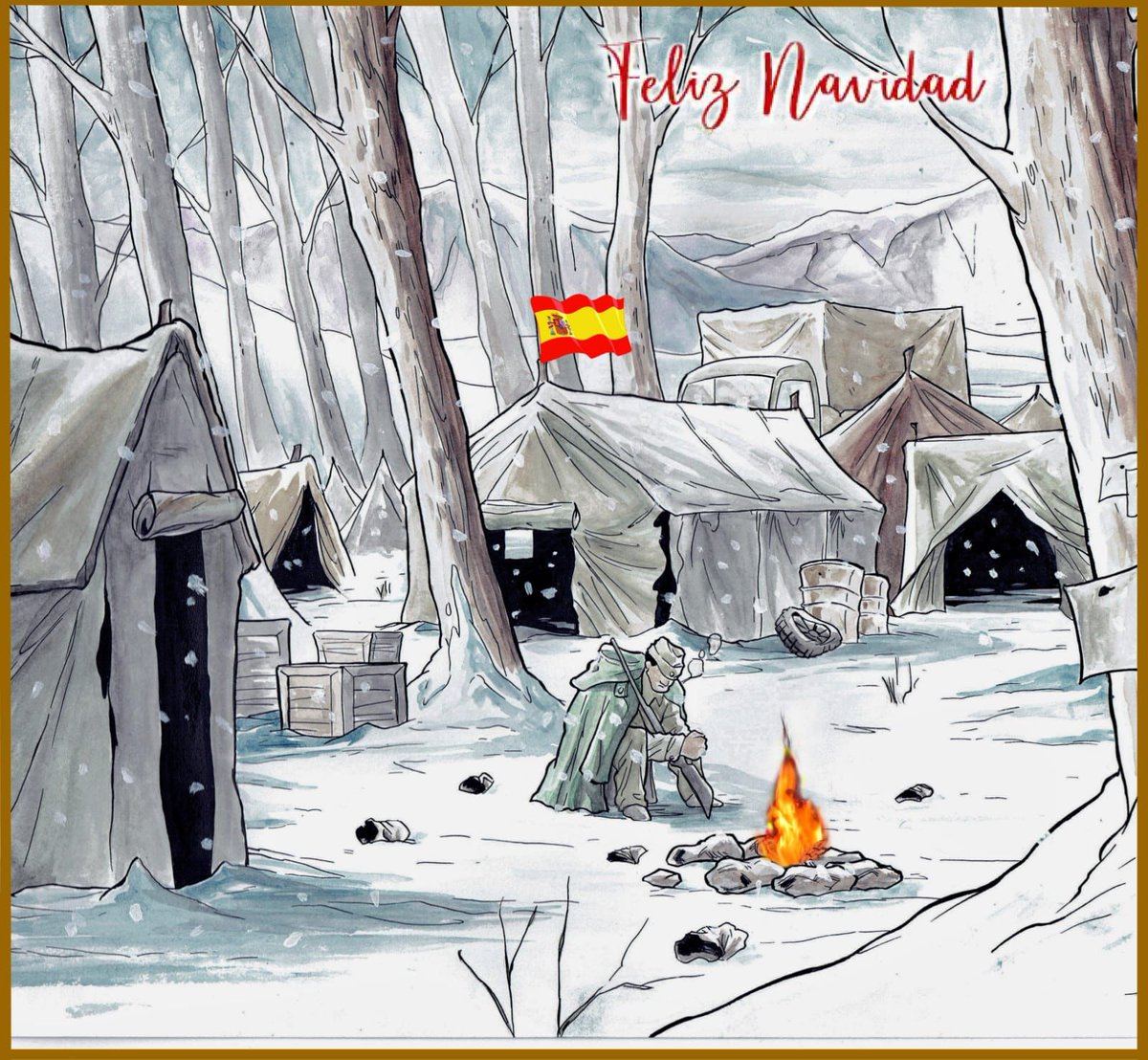 Feliz Navidad a todos. Os deseo lo mejor para estas Fiestas, sobre todo a los que están desplegados y a sus familias. Que el 2024 os colme a todos de bendiciones!!!!