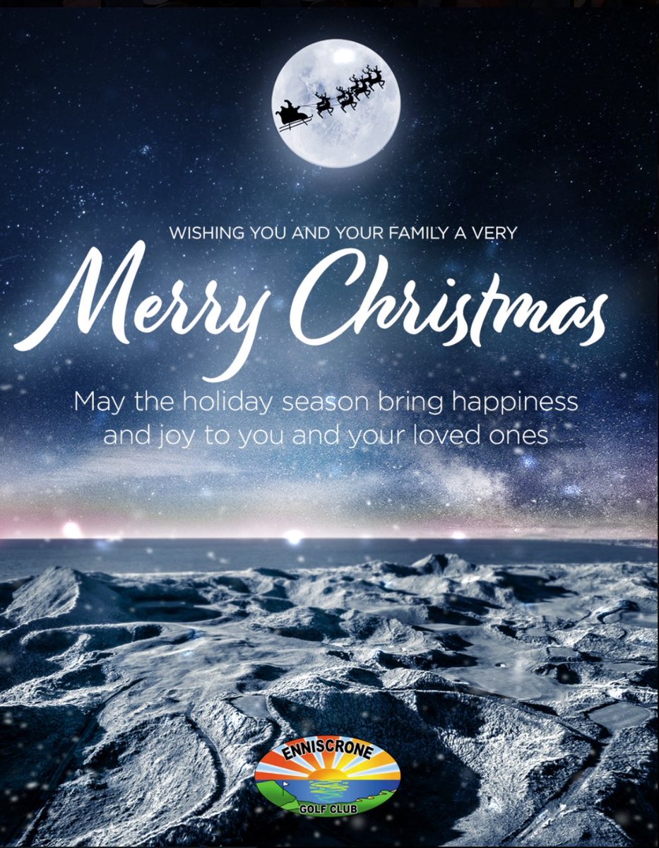 May The Christmas Season Bring Happiness & Joy To You & Your Family, Merry Christmas. ⛳️🍀🌅🏌️🇮🇪🌎🌊 💥😍🏌️‍♀️ @DscvrEnniscrone @sligotourism @GoToIreland @Failte_Ireland @GoToIrelandUS #fillyourheartwithIreland