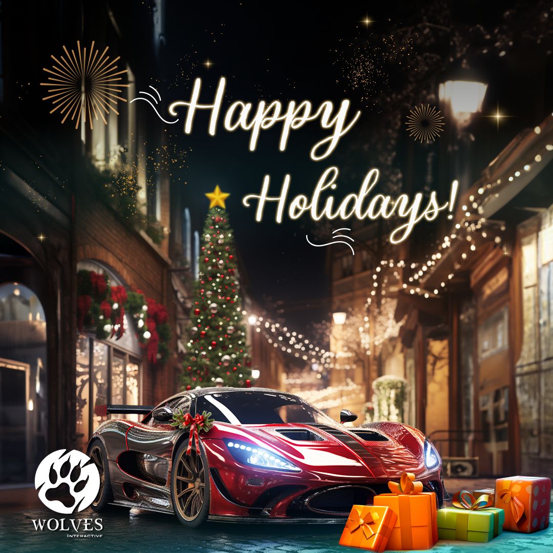 Happy Holidays Racers!
Engage in some fun with friends &amp; family this holiday ! 

#thattimeoftheyear #happyholidayseason #happyholidays2023 #holidaygaming #carracinggame #traffictour