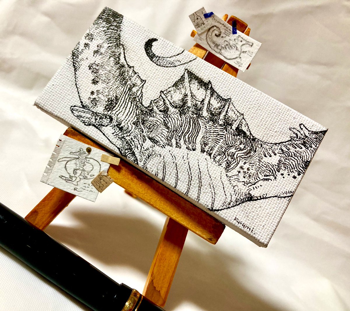 キャンバスにペン画 キャンバスにペン画 【公式通販】
