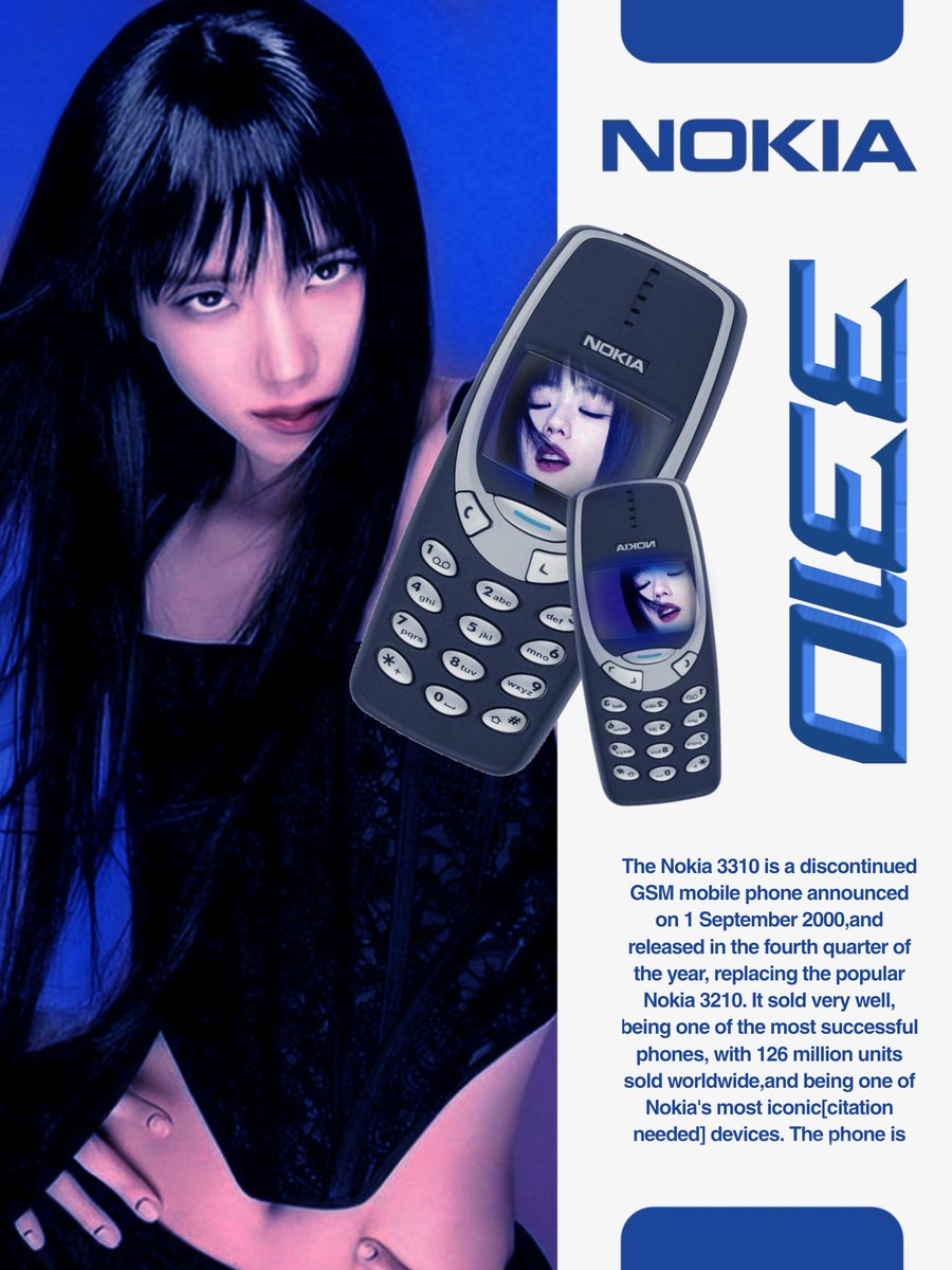 LALAYOR's tweet image. #NOKIA #JISOO