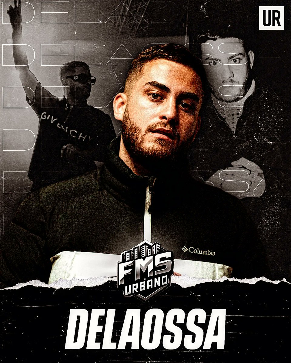 fmsurbano's tweet photo. DELAOSSA 🎨 es el cuarto participante confirmado de #FMSUrbano 🎤

El malagueño formará parte del line-up de la primera temporada de la liga de los mejores raperos del panorama 🔥

BIENVENIDO 🔝

#FMS #FMSUR #FMSUrbano https://t.co/Dgq99x2ksb