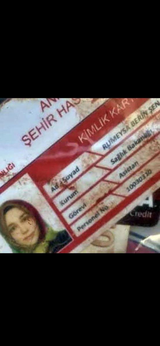 #DoktorKimliklerimizKanaBulanıyor
Önlem alınması için daha kaç kanlı kimlik gerekiyor!!!