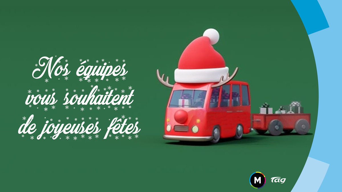 Bonnes fêtes à tous ! ❄️

Bonnes vacances aux petits chanceux et bon courage à ceux qui comme vos CM continuent de travailler à cette période ⛄

Faîtes quand même attention à ne pas manger trop de papillotes 🤭

#Grenoble #MTAG #TransportUrbain #TC