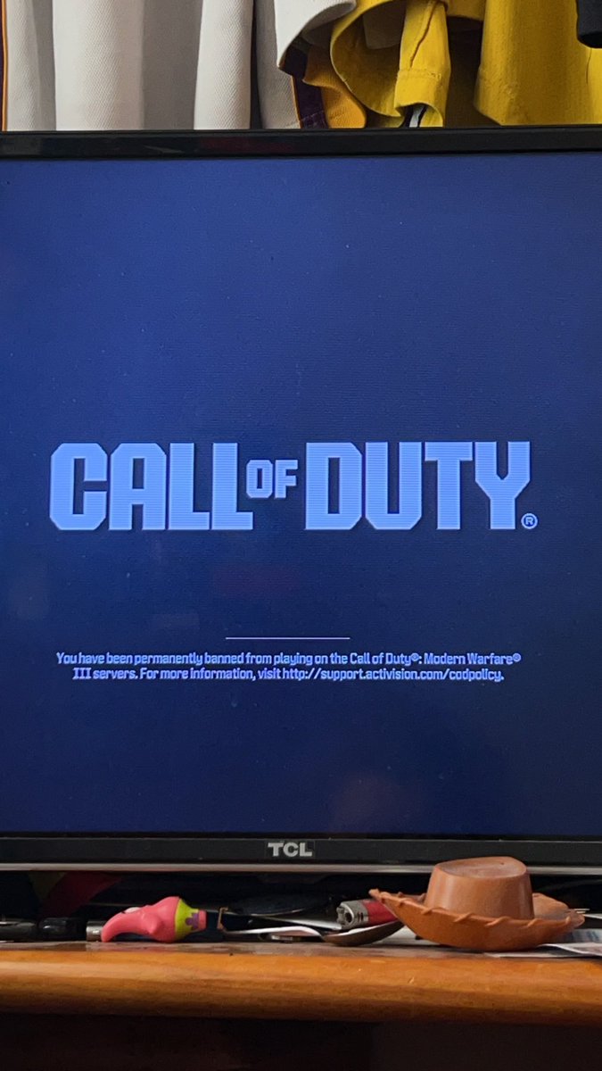 JamesGK66's tweet photo. @ATVIAssist  is it normal for a random perma ban. Done nothing to warrant it and got no warning of it happening until trying to play the game. How can I appeal it when I don’t even know what I’m appealing against. https://t.co/BMqCYeszXg