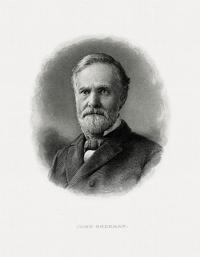System4America's tweet photo. (6/21) As both a prominent Republican and prominent figure in congressional finance, Sherman was the ideal choice for the position of secretary of the treasury. https://t.co/T0Refxqpty