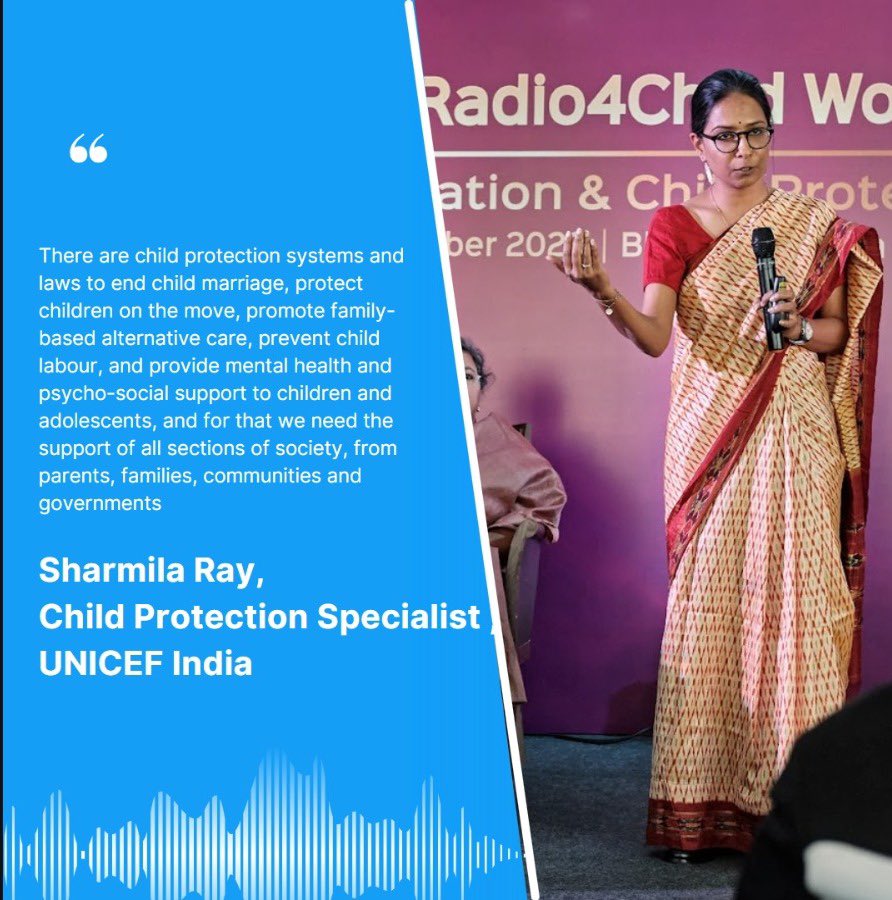 UNICEFIndia's tweet photo. UNICEF's Radio4Child initiative concludes a successful workshop, uniting over 40 radio professionals from MP, Rajasthan, Chhattisgarh, UP and Maharashtra to amplify the critical messages of Immunization and Child Protection across India. Together, they stand as frontline advocates for the well-being of every child. 

https://t.co/NL9ceIdb6w

#ForEveryChild, protection