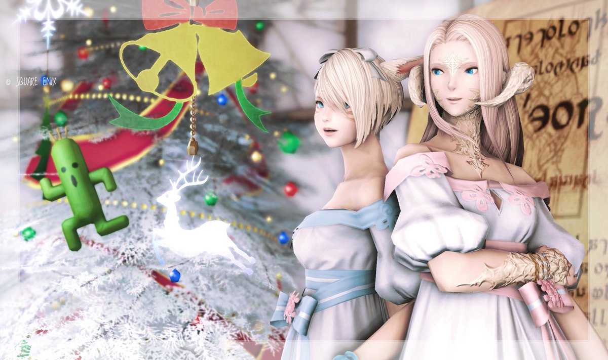 EIL_ff14's tweet photo. クリスマスイブ🎄.*
素敵なスタジオ連れて行ってもらった✨①
#SD_Emihara
#前角アウラ #ミコッテ #アウミコ https://t.co/8iFegfJb1H