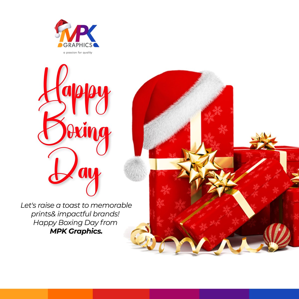 May you unwrap love, laughter, happiness and the best printing services this #BoxingDay