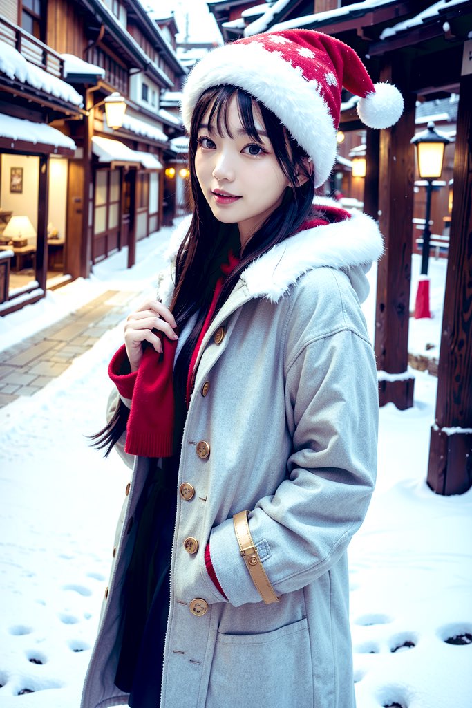haruto_happyboy's tweet photo. 🎄メリークリスマス🎄🤶🎁

#メリークリスマス
#イブ
#AI美女 https://t.co/k2Fw71Fpxg