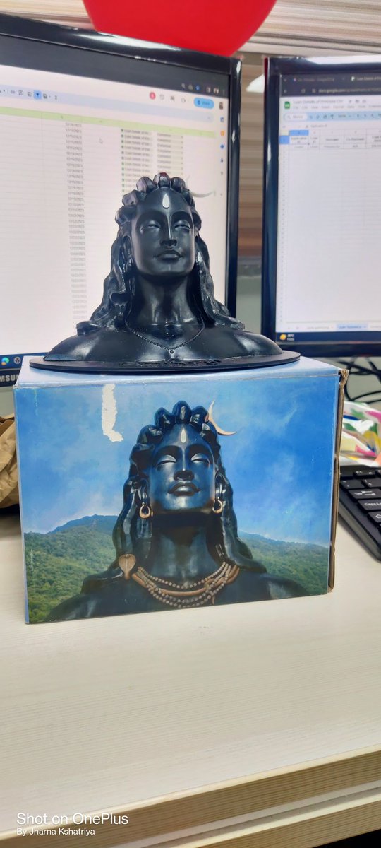 caistic_aura's tweet photo. POV: When your secret santa is also Adiyogi devotee ☺️❤️

#adiyogi #Mahadev #SHIVA 
#SecretSanta #ChristmasVibes #MerryChristmas2023 https://t.co/l5HX74O9mx