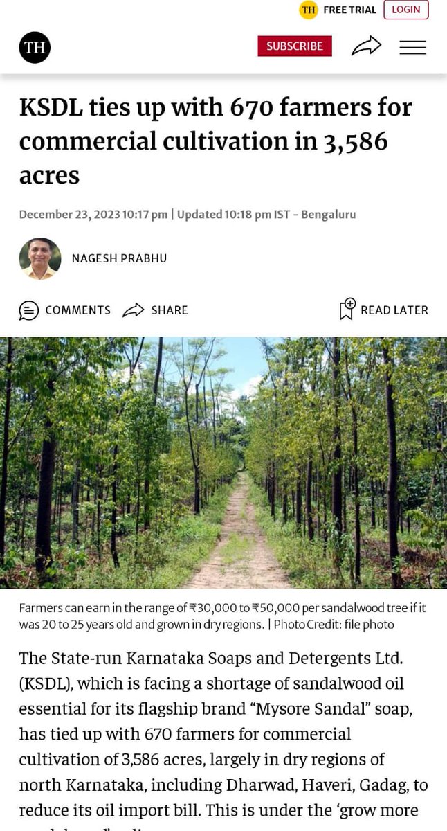 Priyah321's tweet photo. .@MBPatil is a task master

Reviving KSDL by increasing production by 25%

Planned massive Sandalwood Plantation

Expanding MSIL &amp; introducing AI led secure Chit Fund. 

Planned #KHIR City

Met industrialists in Mumbai&amp;USA to set the record straight that Karnataka welcomes you. https://t.co/cA6vJiZLEA