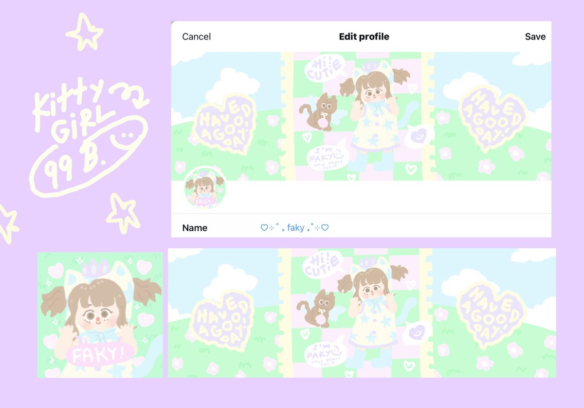 kitty girl 🐈

♡ price - 99 bath

♡ mention na ka

#ร้านฟอร์บอท #พื้นที่โปรร้าน 
#fakythebabyxworks