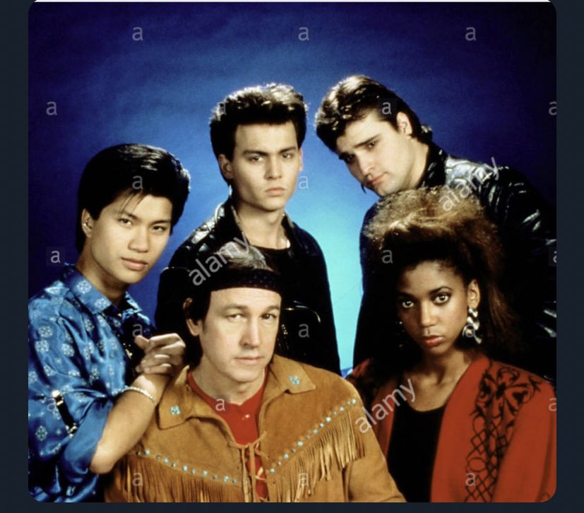 Our first cast photo shoot!  1987 Iykyk!! #tb #originalcast #21jumpstreet 
#JohnnyDepp #PeterDeluise #DustinNguyen #FredericForrest