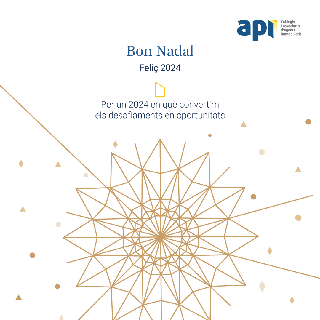 apicatalunya's tweet image. 𝐁𝐨𝐧 𝐍𝐚𝐝𝐚𝐥 𝐢 𝐟𝐞𝐥𝐢𝐜̧ 𝟐𝟎𝟐𝟒!

Per un 2024 en què convertim els desafiaments en oportunitats 

#OrgullAPI #BonNadal #APICatalunya #API #2024 #Agenteinmobiliario #realestate