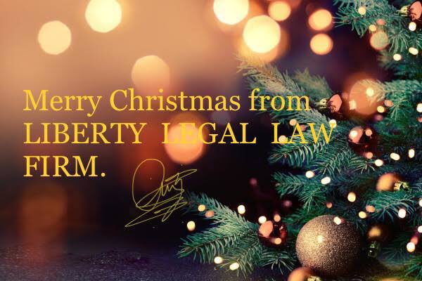 LIBERTY LEGAL LAW FIRM family celebrating with everyone of you out there Merry Christmas 🎁 to you all