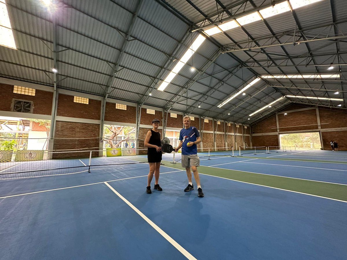 Kilcash1's tweet photo. Pickleball in Bangkok https://t.co/9Dzxvci8yX
