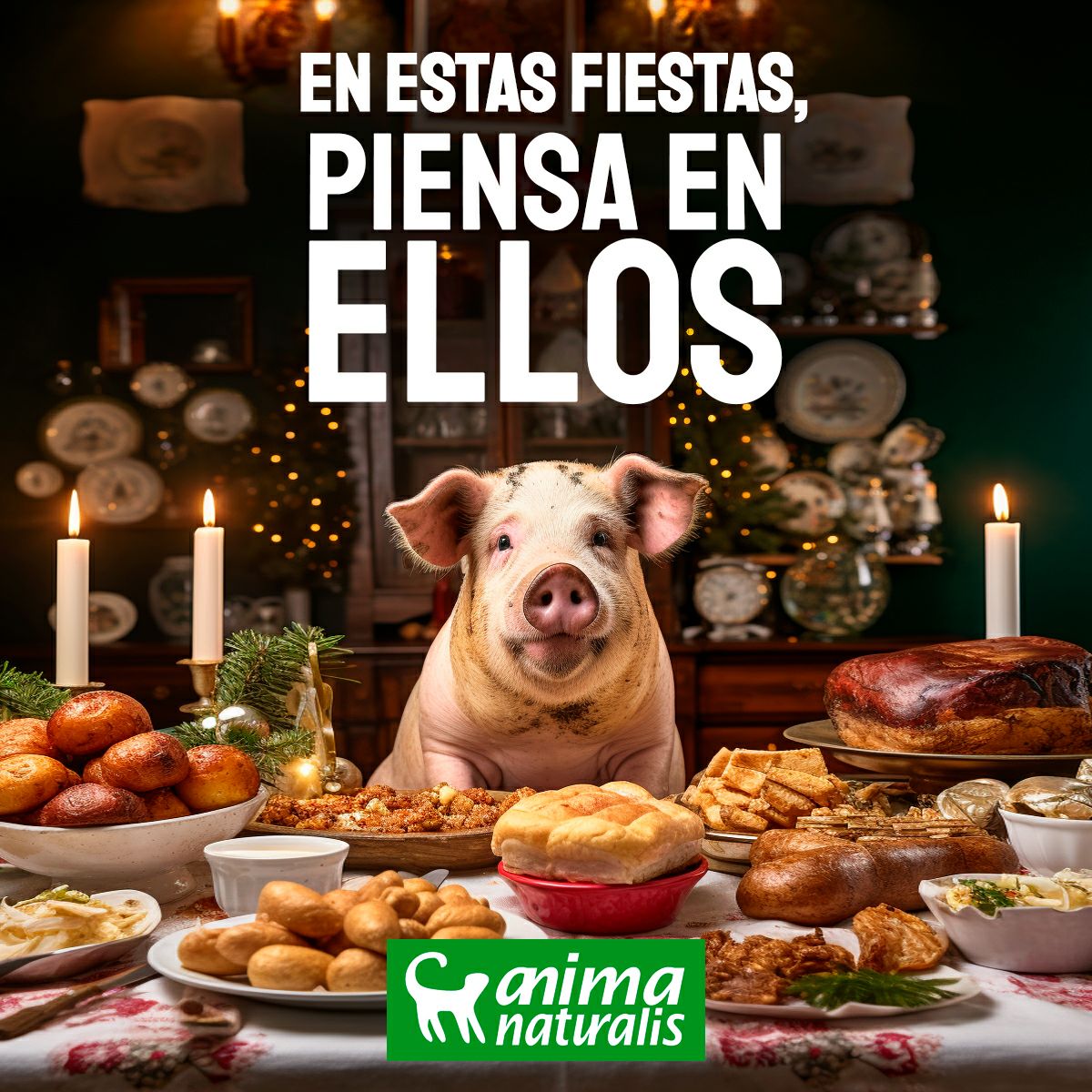 ✨️💚 Desde AnimaNaturalis te deseamos unas #FelicesFiestas sin crueldad animal. ¡Gracias por ser su voz!

Expresemos el amor y solidaridad para todos los animales en estas festividades, eligiendo menús conscientes y libres de crueldad.