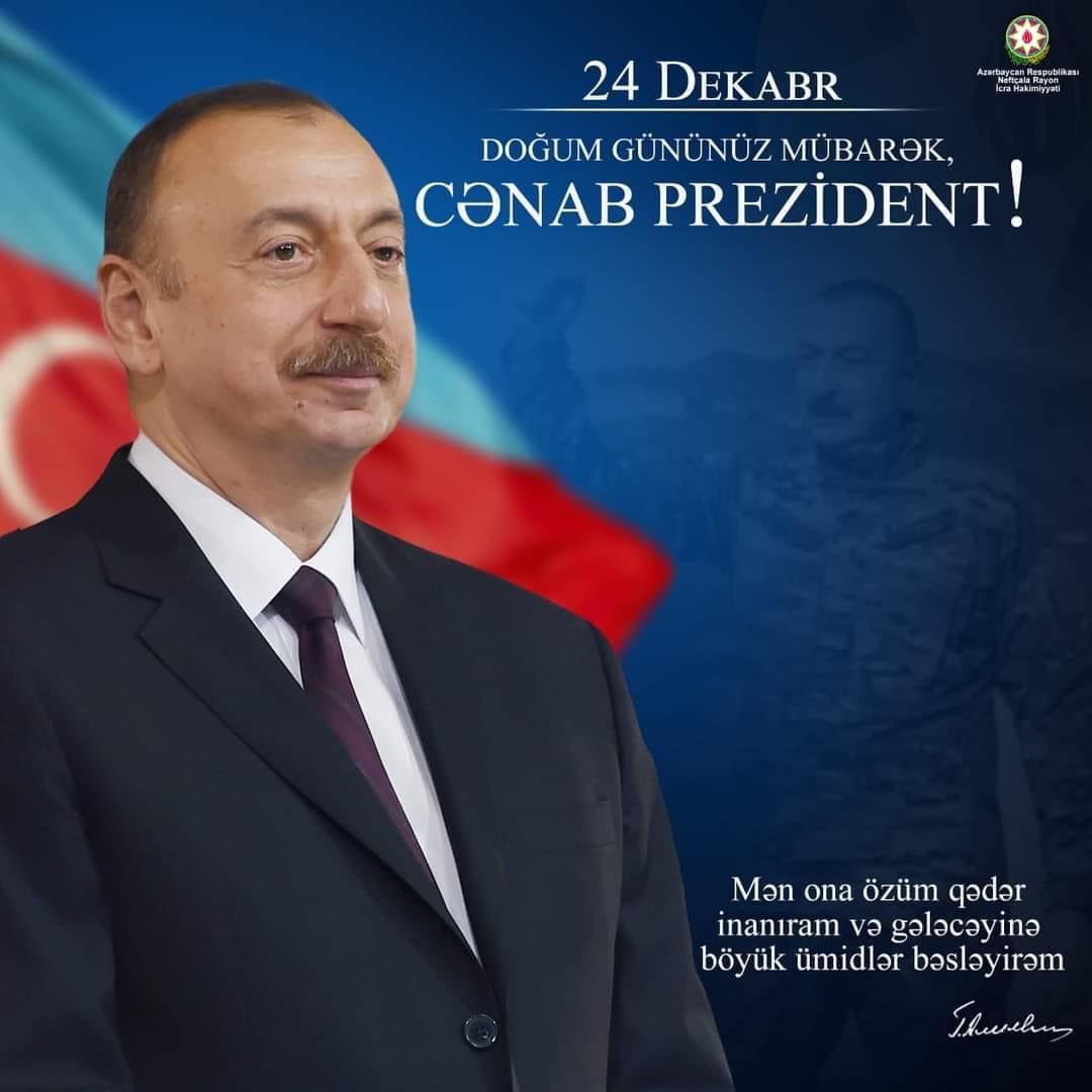 Doğum gününüz mübarək, cənab Prezident ! #MyPresident ✊