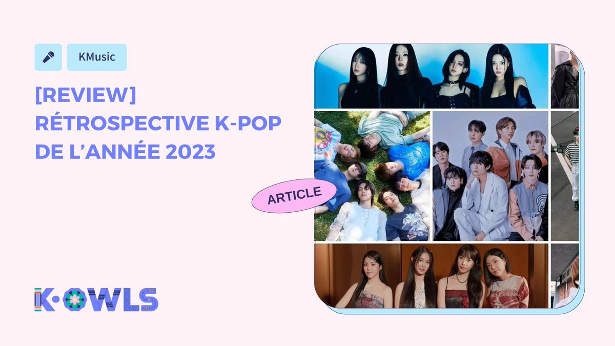 koreasowls's tweet image. [REVIEW]🎙Il s'en ait passé des choses pendant cette année dans le monde de la K-Pop. La rubrique K-Music passe en revue les moments marquants pour eux.

➡ koreasowls.fr/review-retrosp…

#KOwls #KPOP #KMusic