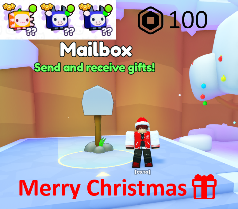 🎁Giveaway Time 🎁
🎁Giving away gifts to 3 winners each🎁
🥇1st winner an exclusive orange axlotal🍊 and 100 Robux🥇
🥈2nd and 3rd winner blue berry cow 🫐🥉
Follow me and <a href="/mikolicious87/">Miranda ❤️</a> 😉
Like❤️and Reposts♻️
Comment down ur roblox usernames

Ends tomorrow⏰🎅
#PetSimulator99