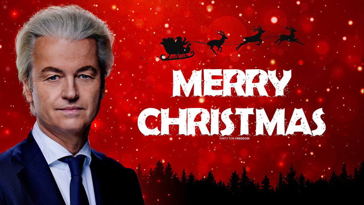 geertwilderspvv's tweet image. Merry Christmas To All Of You! 🎄🎄🎄