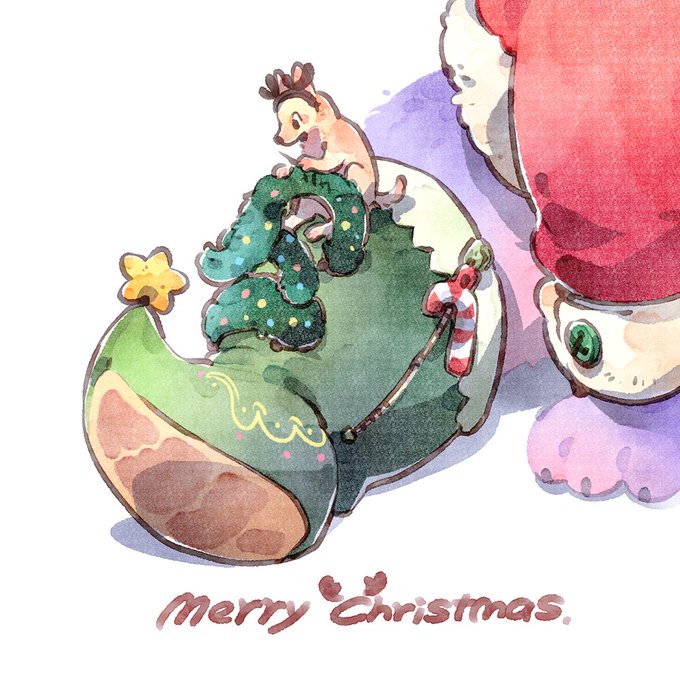 「メリークリスマス サンタ帽」のTwitter画像/イラスト(新着)｜3ページ目