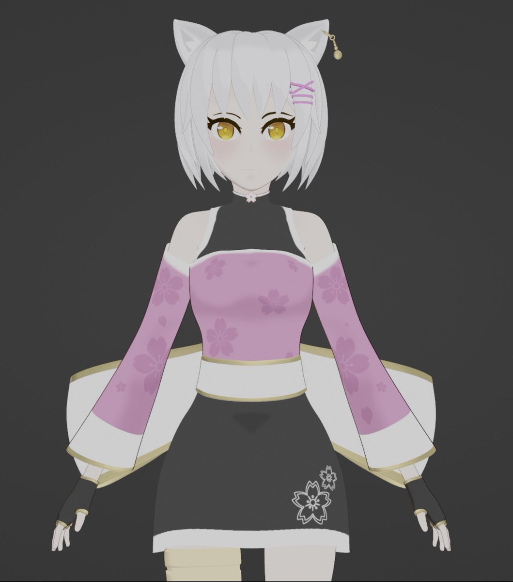 SamAu79's tweet photo. Finished rigging my Anime OC! 🦴

#b3d #blender3d #3dart #gameart https://t.co/wjfD4VpGrF